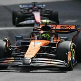 Lando Norris beat Charles Leclerc. © APA/afp / ANDREJ ISAKOVIC