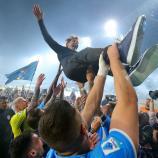 Napoli mit Trainer Antonio Conte. © APA/afp / CARLO HERMANN