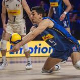 Alessandro Michieletto et son équipe ont célébré une victoire éclatante. © Volley Nations League / VNL