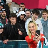 Alisha Lehmann ist auf Social Media ein Star. © AFP / SANKA VIDANAGAMA