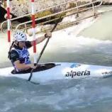 Annika Senoner bei ihrem Einsatz in Ivrea.