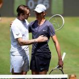 Beim letzten Duell in Halle setzte sich Alexander Bublik gegen Jannik Sinner durch. © AFP / CARMEN JASPERSEN