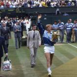Boris Becker bei seinem Wimbledon-Triumph 1985. © Social Media