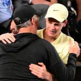 Darren Cahill ist der Mentor von Jannik Sinner. © AFP / YUICHI YAMAZAKI