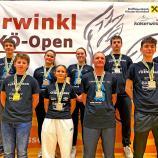 Die Medaillengewinner der Kurtatscher Wettkampfmannschaft des ASV Zadra fighting/rothoblaas in Kössen.
