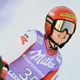 Elisabeth Reisinger verabschiedet sich von der Ski-Bühne. © AFP / JOE KLAMAR