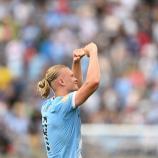 Erling Haaland won convincingly with Manchester City. © APA/afp / PATRICIA DE MELO MOREIRA