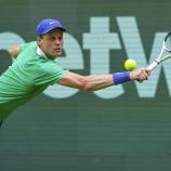 Jannik Sinner meisterte die erste Hürde. © ANSA / CHRISTOPHER NEUNDORF