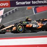 Lando Norris set the fastest time. © APA/afp / JOE KLAMAR