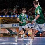 Leo Prantner (hinten) wurde mit den Füchsen Berlin deutscher Meister. © Füchse Berlin