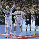 Magdeburg jubelt, bei Berlin hängen dagegen die Köpfe. © ANSA / Christopher Neundorf