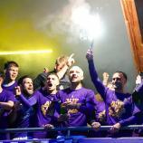 Mathias Theiner (3.v.l.) stieg mit Austria Salzburg in den Profifußball auf. © SV Austria Salzburg