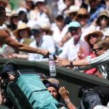 Aryna Sabalenka (links) sorgte für einen Gänsehautmoment. © ANSA / NEIL HALL