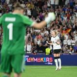 Deutschland feierte einen umjubelten Viertelfinalsieg. © APA/afp / SEBASTIEN BOZON