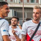 Ein Bild aus früheren Tagen: Hannes Fink (links) und Fabian Tait (rechts) als Mitspieler. © Paolo Savio