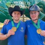 Elia Kompatscher and Jan Gasser: three-time world champions in Switzerland.