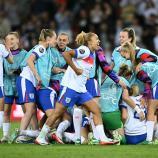 England trifft jetzt auf Italien. © APA/afp / SEBASTIEN BOZON