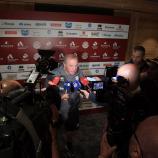 Fabrizio Castori stand den Medienvertretern Rede und Antwort. © DLife