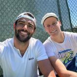 Matteo Berrettini (links) und Jannik Sinner machen gemeinsame Sache. © matberrettini