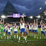 So jubelt England über den EM-Triumph. © APA/afp / FABRICE COFFRINI