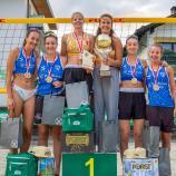 The podium for women.