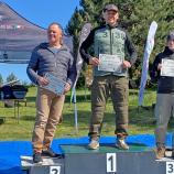 Das Siegerpodest der Seniorklasse mit Markus Zadra auf dem höchsten Treppchen.