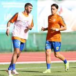 Der Bozner Emanuele Zuelli (rechts) mit Teamkollege Marco Imperiale. © Carrarese