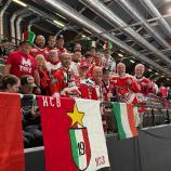 The traveling fans are hoping for the first win. © Social Media / HC Bozen