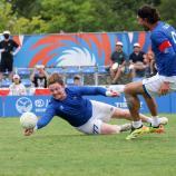 Italy's fistball players had to admit defeat in the opening match.