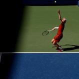 Jannik Sinner will in die vierte Runde. © APA/afp / TIMOTHY A. CLARY