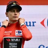 Jonas Vingegaard liegt weiter in Führung. © APA/afp / MARCO BERTORELLO