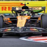 Lando Norris stellte die Bestzeit auf. © APA/afp / FERENC ISZA
