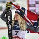 Raghnild Mowinckel feiert ihr familiäres Glück. © AFP / FRANCOIS XAVIER MARIT