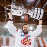 Rok Ticar won the championship title with KAC in 2021. © APA / EXPA/JOHANN GRODER