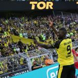 Serhou Guirassy led Dortmund to victory. © ANSA / RONALD WITTEK
