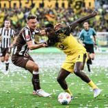 Serhou Guirassy (rechts) erzielte das 1:0 für Dortmund. © ANSA / FILIP SINGER