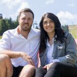 Skirennläufer Christian Walder und Super-G-Weltmeisterin Stephanie Venier bekommen ein Baby. © APA / EXPA/JOHANN GRODER