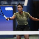 Venus Williams bei einer Trainingseinheit vor den US Open. © APA / AL BELLO
