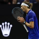Alexander Zverev verlor sein Match beim Laver Cup. © ANSA / JOHN G. MABANGLO