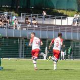 Beim Spiel zwischen der WSG Tirol (in grün) und dem FCS ging es heiß her.