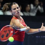 Emma Navarro holte einen Punkt. © APA/afp / -