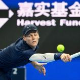 Jannik Sinner ist erneut gefordert. © APA/afp / GREG BAKER