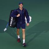 Jannik Sinner before his match against Alexander Bublik. © APA/afp / CHARLY TRIBALLEAU