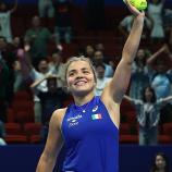 Jasmine Paolini gave Italy the win. © Social Media / FITP / Lintao Zhang