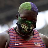 Raven Saunders muss pausieren. © AFP / JAVIER SORIANO