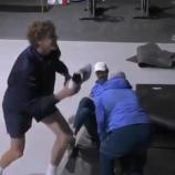 Jokester Jannik Sinner radiated good cheer. © Screenshot