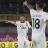 Star-Einkauf Jamie Vardy gab in Verona sein Debüt für Cremonese. © ANSA / FILIPPO VENEZIA