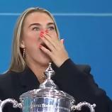 Tennis star Aryna Sabalenka. © Screenshot
