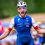 Victor Koretzky freut sich über WM-Gold. © ANSA / MAXIME SCHMID