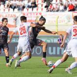 Auch Silvio Merkaj (im Ball) erwischte nicht seinen besten Tag. © FC Südtirol